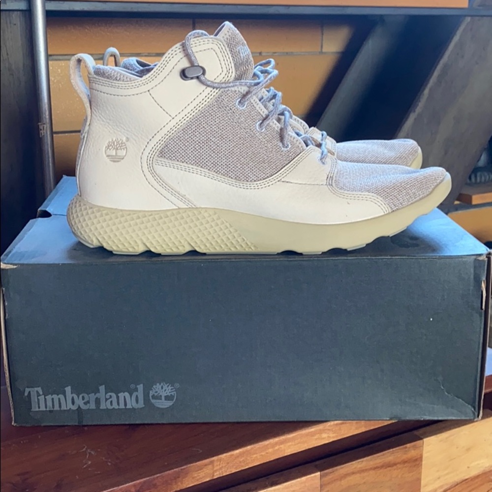 Timberland Leather & Knot Casual Sneaker Boots